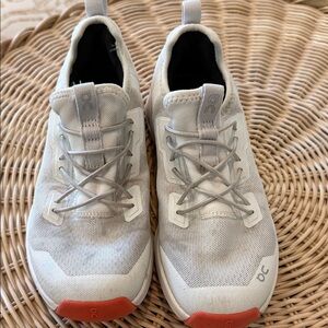 On Running Kids Sneakers - White and Orange